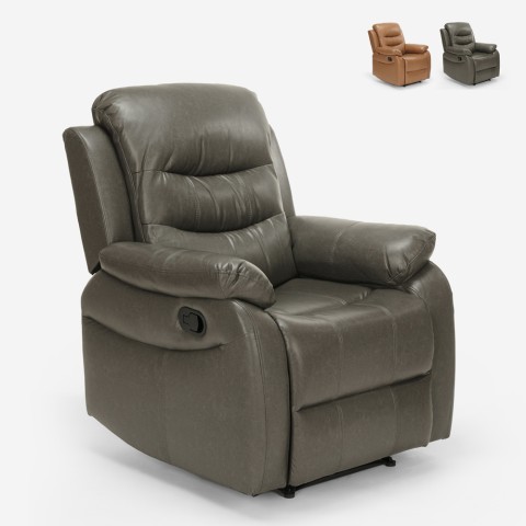 Relajante sillón reclinable para personas mayores con reposapiés para sala de estar Panama Lux
