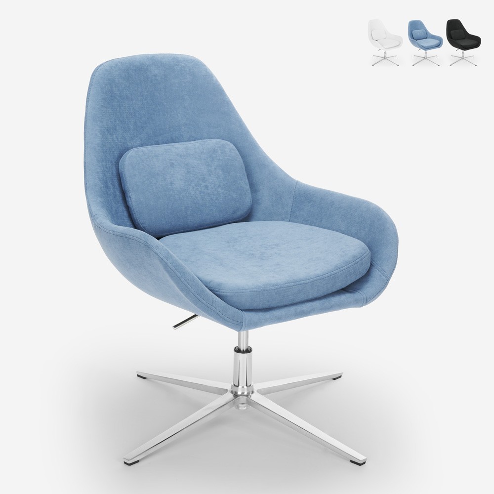 Silla sillón salón giratoria diseño moderno regulable Fryze
