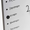 Calendario de pizarra magnética montado en la pared sala de estar oficina cocina Krok 1 Características