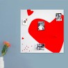 Tablero de pared magnético con diseño de corazón decorativo Heart Promoción