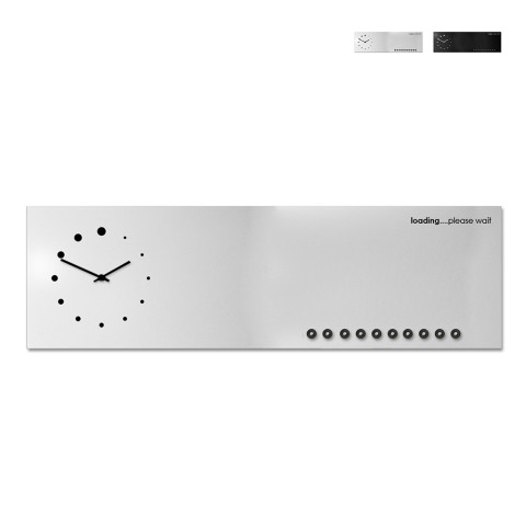 Reloj de pared de pizarra magnética cocina de oficina de diseño moderno Loading Promoción