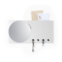 Pizarra magnética organizador llavero espejo de pared Mirror&More Descueto