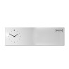 Reloj de pared de pizarra magnética horizontal de diseño moderno Post It Rebajas