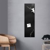 Reloj de pared vertical 30x100cm pizarra magnética diseño moderno Cat Venta