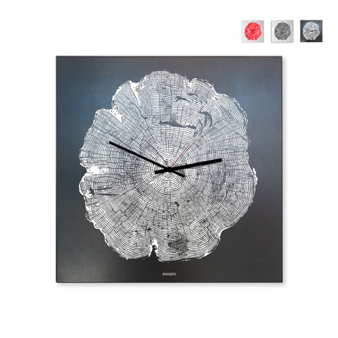 Reloj de pared cuadrado diseño minimalista moderno Tree of Life Promoción