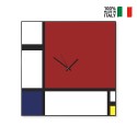 Reloj de pared de pizarra magnética de diseño moderno Mondrian Big Venta