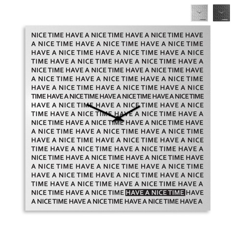 Reloj de pared 80x80cm diseño moderno pizarra magnética Nice Time Big Promoción