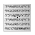 Reloj de pared 80x80cm diseño moderno pizarra magnética Nice Time Big Oferta