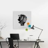 Pizarra magnética 50x50cm oficina moderna Brainstorming Promoción