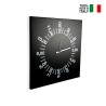 Reloj de pared cuadrado diseño minimalista moderno 50x50cm Only Hours Venta
