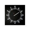 Reloj de pared cuadrado diseño minimalista moderno 50x50cm Only Hours Oferta