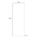 Reloj de pared pizarra magnética vertical Industrial 