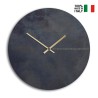Reloj de pared negro oro moderno diseño minimalista redondo Black Moon Venta