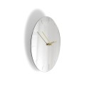 Reloj de pared redondo con espejo de diseño moderno dorado Precious Rebajas