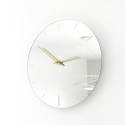 Reloj de pared redondo con espejo de diseño moderno dorado Precious Catálogo