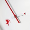 Reloj de pared de amor de corazón redondo de diseño moderno Cupido Descueto