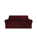 Funda de sofá de 2 plazas con reposabrazos en tejido elástico Fancy 