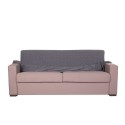 Funda de sofá de 2 plazas con reposabrazos en tejido elástico Fancy 