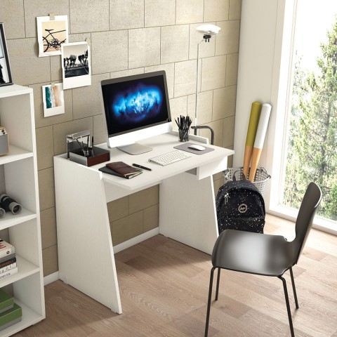 Escritorio de oficina en casa Smartworking diseño moderno 90x60 Contemporary