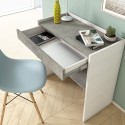 Smartworking escritorio 80x40 home office cajón moderno Home Desk Descueto