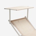 2 Hamacas tumbonas plegables de aluminio Gabicce Gold