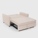 Sofá cama extraíble de 2 plazas diseño moderno en tejido PORTO RICO Elección