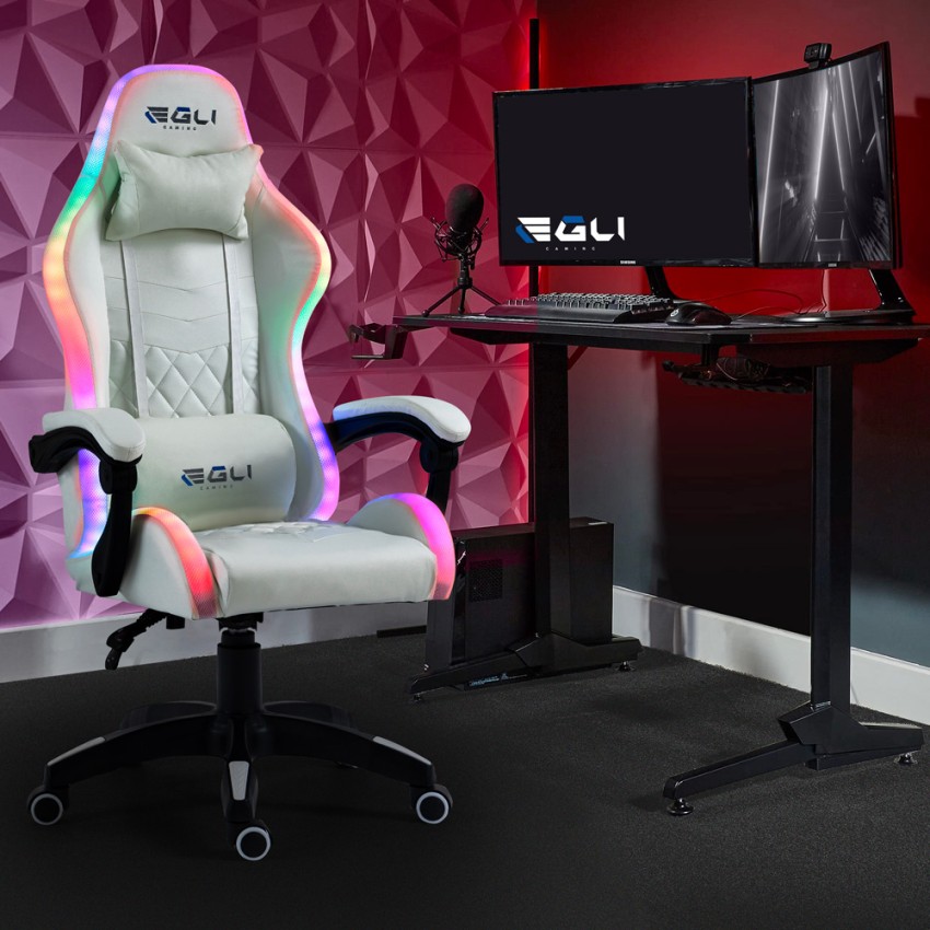 sillas de oficina ergonómicas gaming con cojín reclinable PIXY