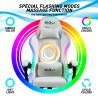 Silla gaming blanca silla LED reclinable ergonómica Pixy Plus Coste