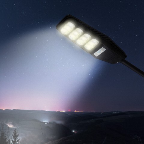 Luz de calle solar LED 200W Sensor Soporte lateral de control remoto Solis L Promoción