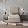 Cama individual 90x200 cabecero container habitación infantil moderna Focus S1