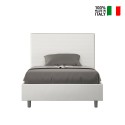 Cama y media contenedor francesa 120x200 símil piel Focus P1 Coste