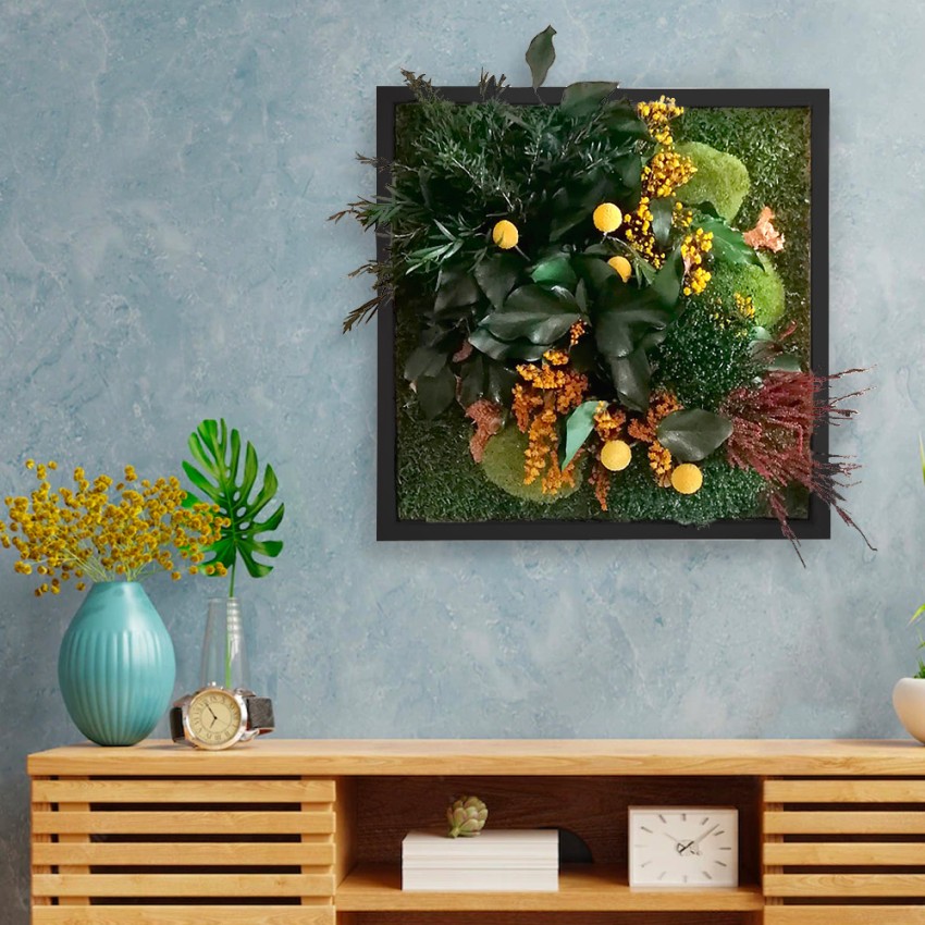 decoración dela casa de montaña musgo estabilizado cuadro vegetal FORESTMOSS DAFNE