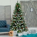 Árbol de Navidad artificial de 180 cm decorado con adornos Bergen Venta