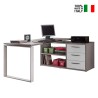 Mesa angular con península 3 cajones para oficina y despacho 160x140cm Raffaello Venta