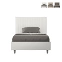 Contenedor cama francesa 140x200 cuadrado y medio polipiel Goya F Promoción