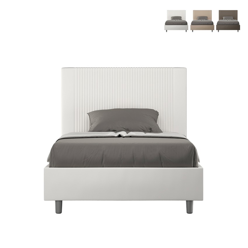 Contenedor cama francesa 140x200 cuadrado y medio polipiel Goya F Promoción Contenedor cama francesa 140x200 cuadrado y medio polipiel Goya F Promoción