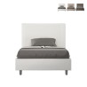 Contenedor cama francesa 140x200 cuadrado y medio polipiel Goya F Promoción