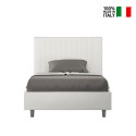 Contenedor cama francesa 140x200 cuadrado y medio polipiel Goya F Oferta