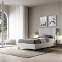 Contenedor cama francesa 140x200 cuadrado y medio polipiel Goya F Descueto